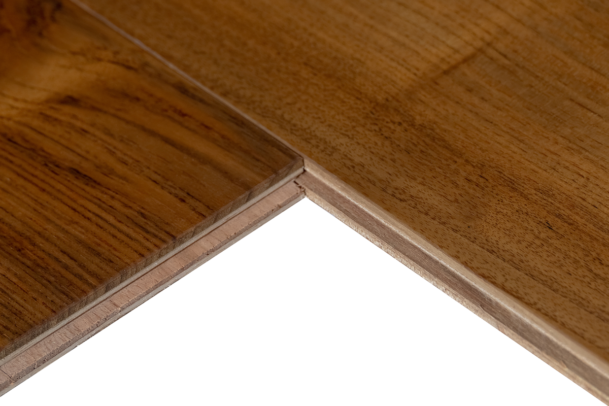 Инженерная доска Ekzofloor/Экзофлор  Тик лак 15х125х400-1200